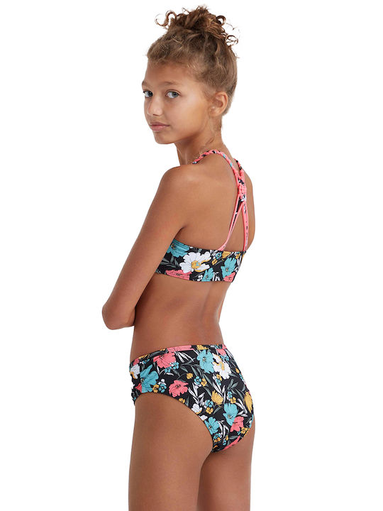 O'neill Tropics Kids Swimwear Bikini Black / Blue