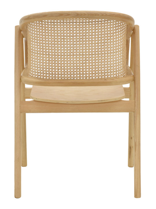 Fotoliu de exterior Lemn Wenzy Natural 58x58x82cm