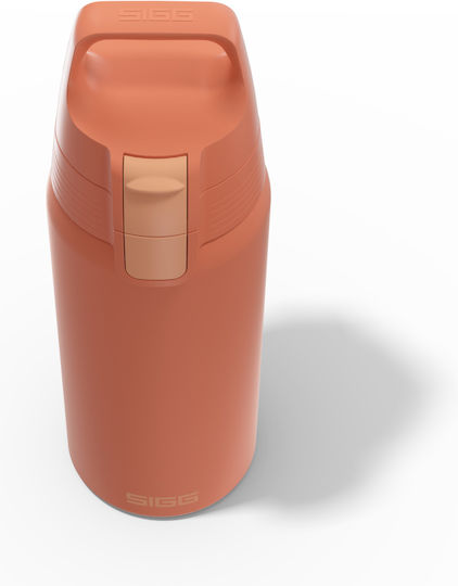 Sigg Изолирана неръждаема стомана 0.5лт Еко Червен Щит Термос Бутилка Therm One