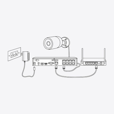 Reolink P334 IP Κάμερα Παρακολούθησης 4K με Αμφίδρομη Επικοινωνία και Φακό 2.8mm