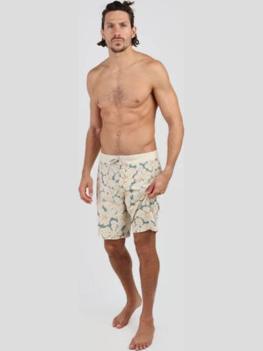 Herren Badebekleidung Bermuda Beige