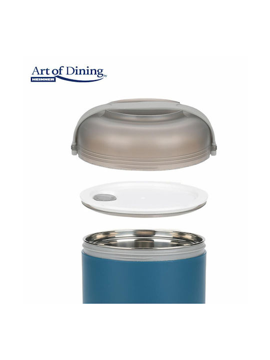 Heinner Loca Δοχείο Φαγητού Inox Μπλε 600ml