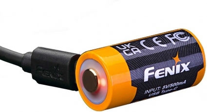 Fenix Επαναφορτιζόμενη Μπαταρία 16340 Li-ion 800mAh 1τμχ