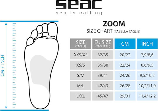 Seac Set Zoom Tris Diving Set Fins Mask Snorkel