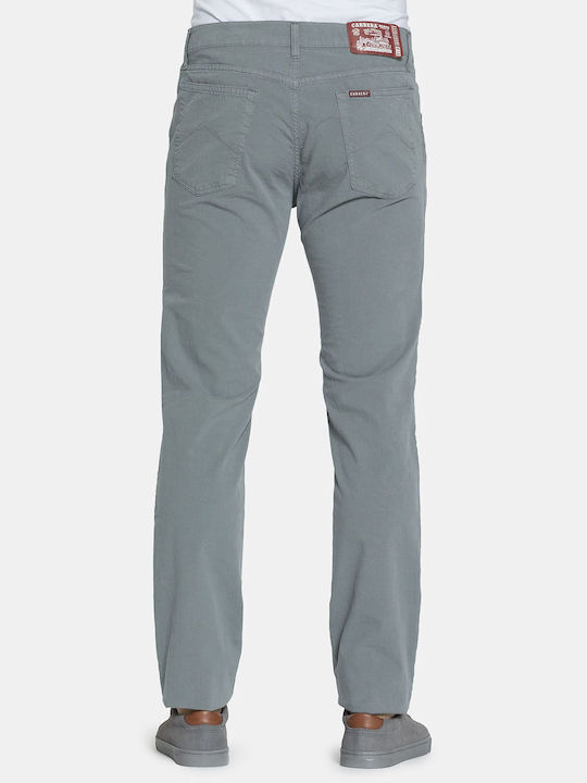 Cor's Men's Trousers Elastic in Regular Fit Grey