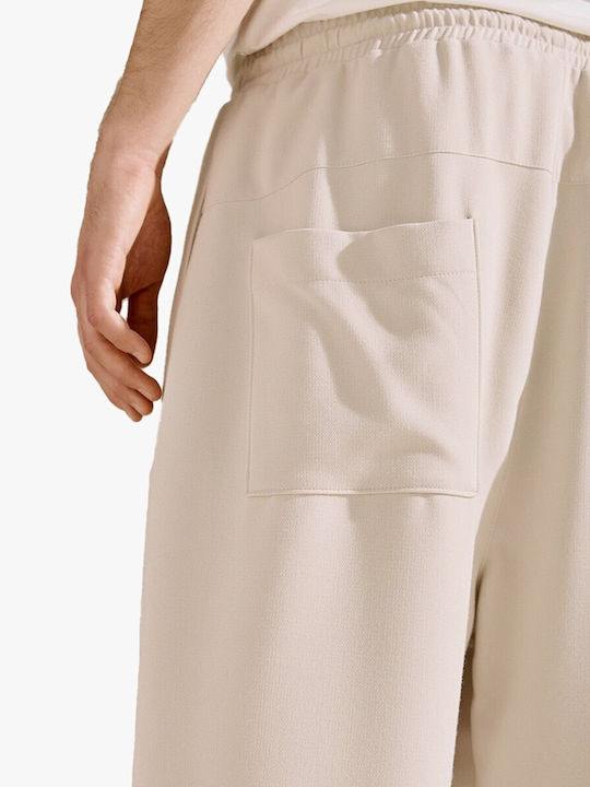 Diverse System Herrenhose Elastisch in Normaler Passform Beige