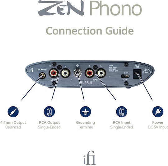 ifi Zen Phono 3 Vorverstärker Hi-Fi Stereo Schwarz