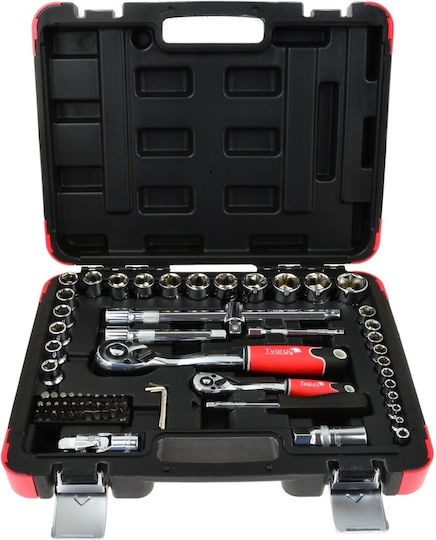 Tvardy Ratschen- & Steckschlüssel-Sets 1\4" & 1\2" 72Stück