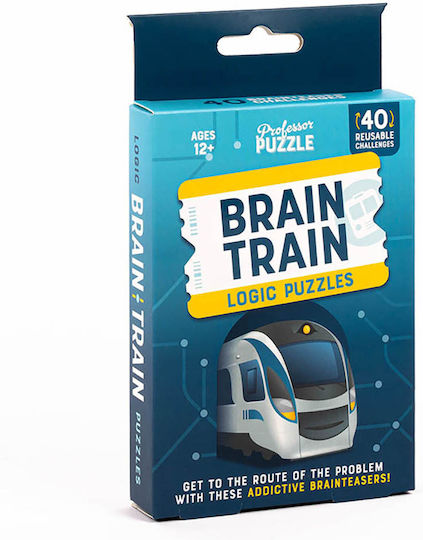 Επιτραπέζιο Παιχνίδι Brain Train Logic Puzzles για 1 Παίκτη 12+ Ετών (EN) Professor Puzzle