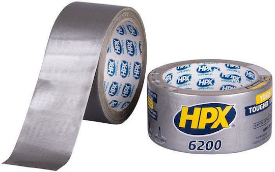 Ταινία Υφασμάτινη 12τεμ 6200 Ασημί 48mmx10m Wd-40 Hpx