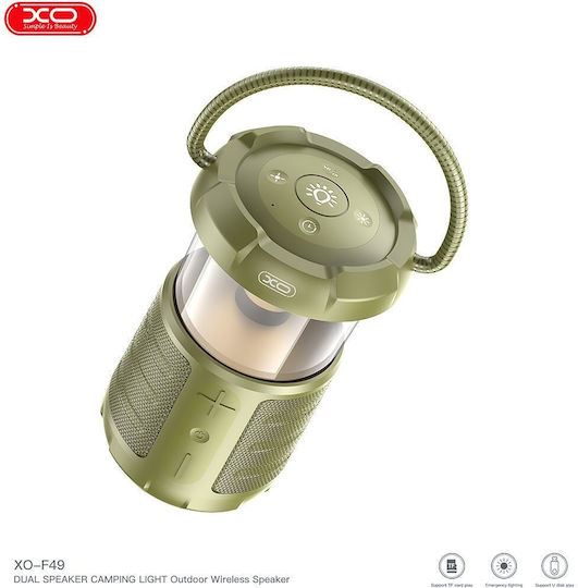 Xo F49 Outdoor 'Camping' Doppellautsprecher Grün