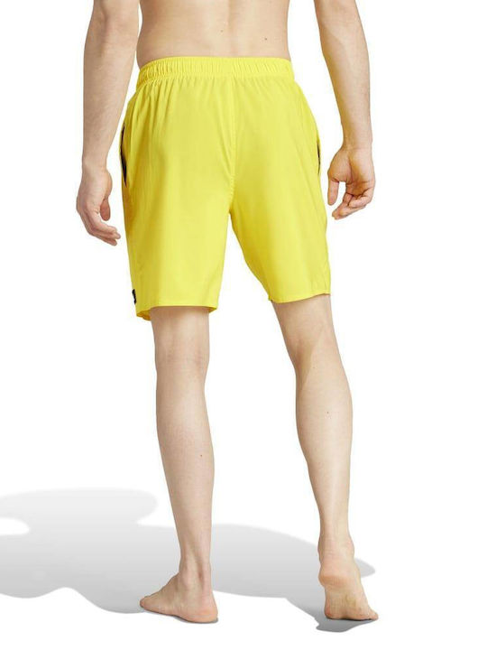 adidas Solid CLX Men's Swimwear Shorts Cl Yellow