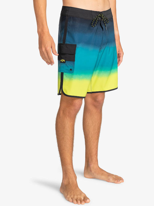 '73 Fade Pro Herren Badebekleidung Bermuda Mehrfarbig Gestreift