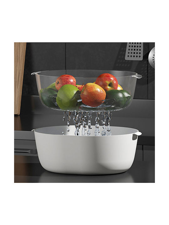 Cutie pentru Mâncare Plastic Alb 32.3x25.3cm 1buc