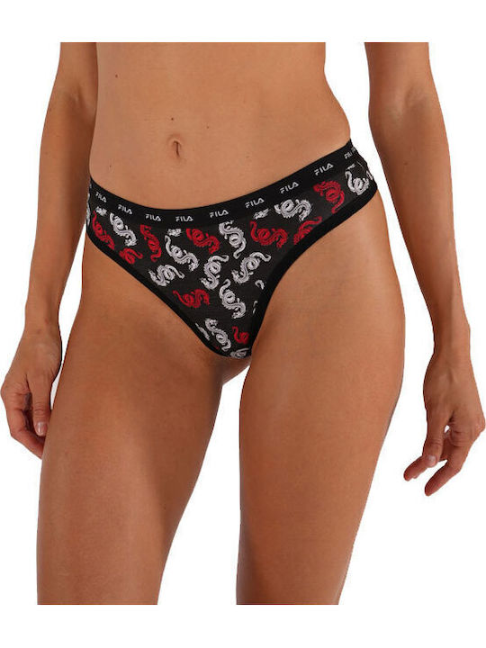 Βαμβακερά Women's String 3Pack Red, White, Black