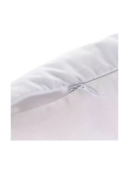 Ixia Regal Μαξιλάρι Καναπέ Λευκό 40x40εκ.
