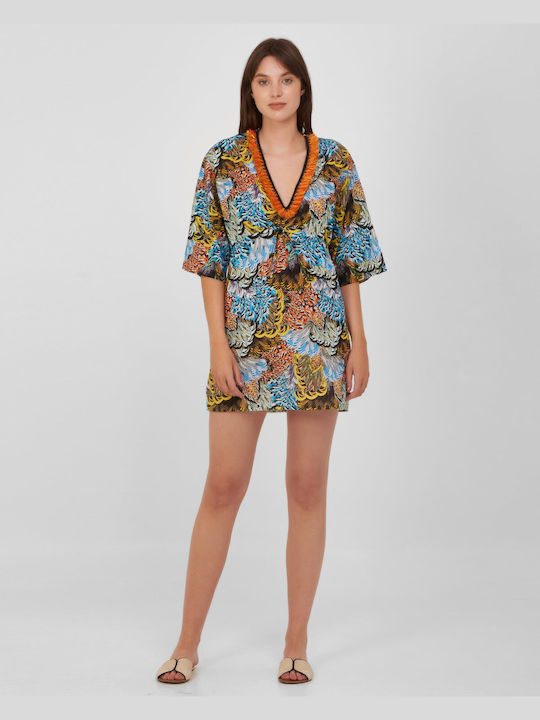 Ethnic Beach Kaftan 4 Giveness Print