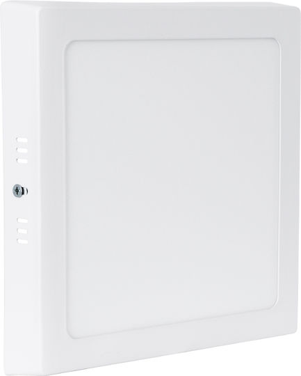 GloboStar Στρογγυλό Εξωτερικό LED Panel 20W με Ψυχρό Λευκό Φως 6000K 22εκ.