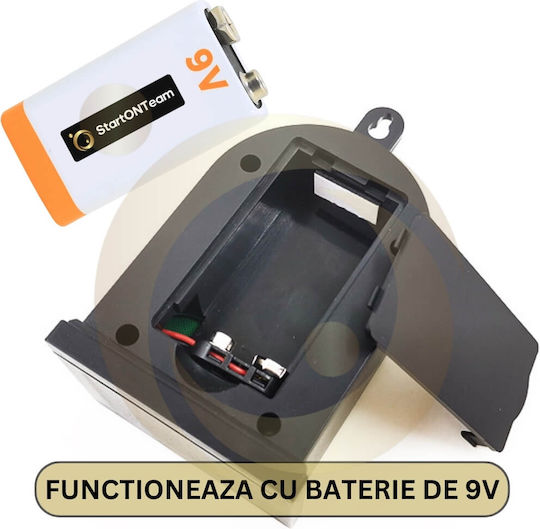 Dispozitiv de control al lătratului ultrasonic Startonteam Dispozitiv de control al lătratului pentru câini 15m Utilizare interioară și exterioară Rezistent la apă 4 moduri reglabile Lumină Led