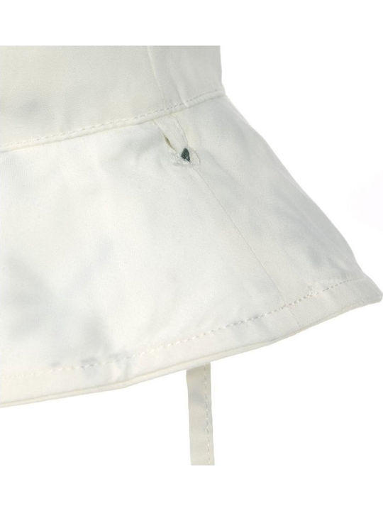 Laessig Palarie Copii Bucket Tesatura Cu Protectie Solara Palms Nature Albă