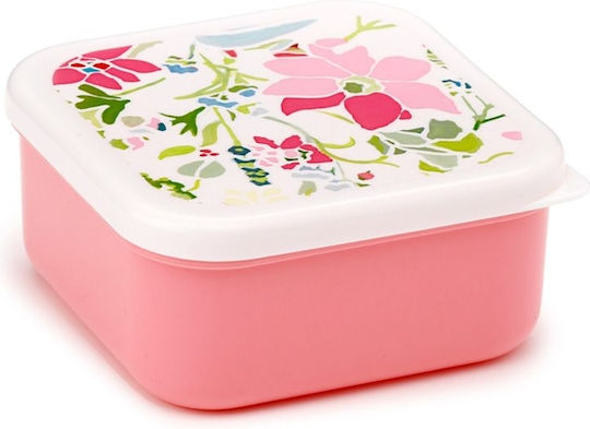 Pink Flowers Food Containers Set 3 Sizes/m-l-xl Puckator
