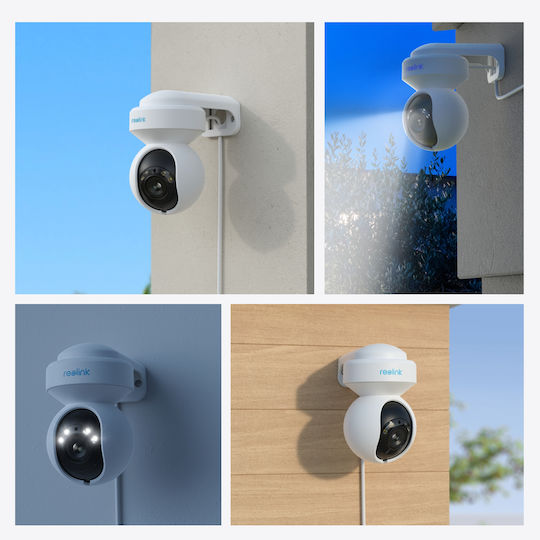 Reolink E Series IP Камера за наблюдение Wi-Fi 4K Водоустойчива с Двупосочна Комуникация и Обектив 2.8мм