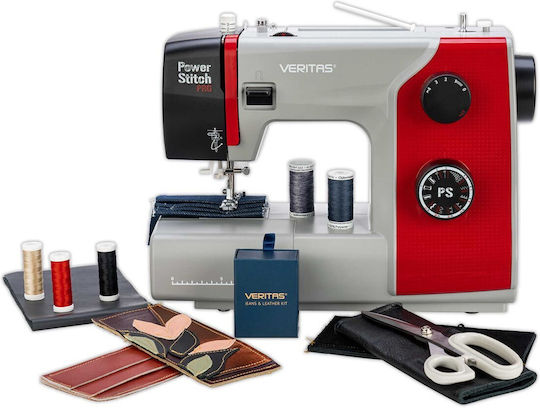 Veritas Haushaltsnähmaschine Power Stitch Pro Rot