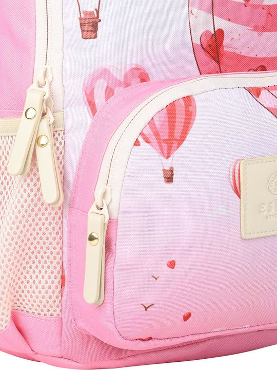 Estia Kid Backpack Σχολική Τσάντα Πλάτης Νηπιαγωγείου Love Ascend με Θήκη για Παγούρι 10lt