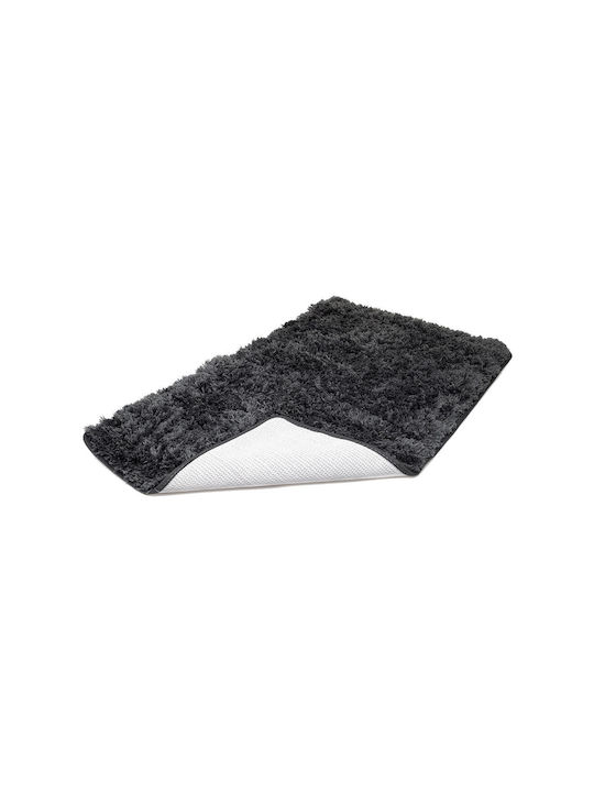 Estia Non-Slip Bath Mat Fluffy 02-7386 Grey 50x80cm