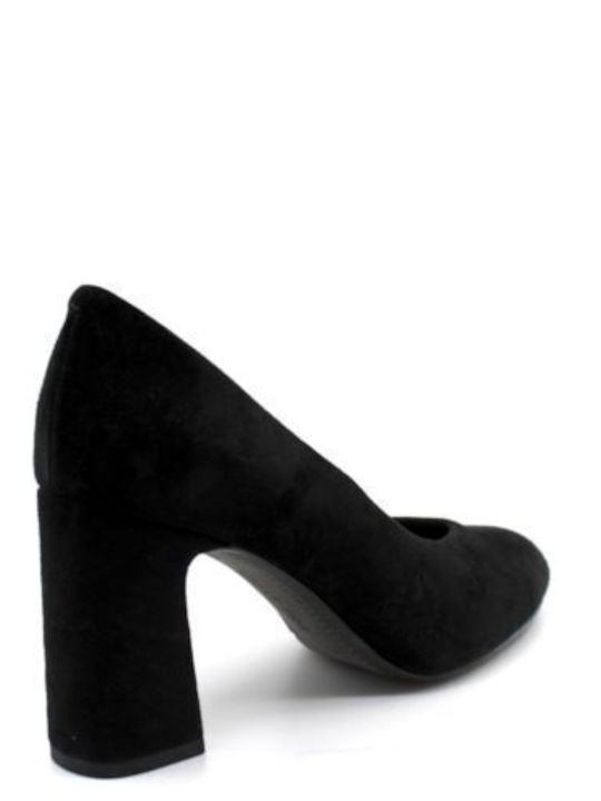 Black Castor Heels