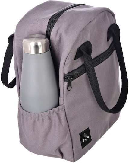 Estia Insulated Handbag Save The Aegean 7 Liters Grey L20 x W14 x H27cm Fjord