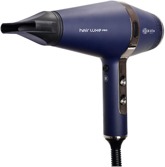 Estia Luxe Professionell Haartrockner mit Diffusor 2200W Blue