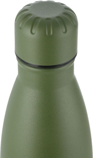 Estia Travel Flask Lite Save the Aegean Recyclable Bottle Thermos Stainless Steel BPA Free 500ml Forest Spirit