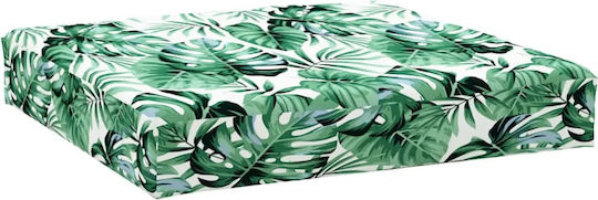 vidaXL Pernă De Canapea Perne Pentru Scaune De Grădină Cu Spătar Verde Waterproof 2 Buc 60x60cm