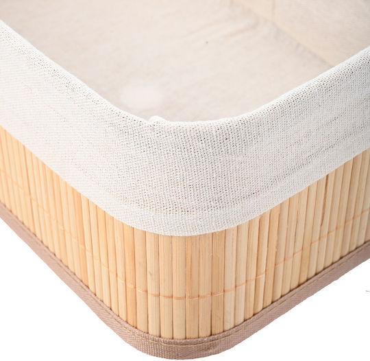 Estia Bamboo Essentials Настолен Органайзер за кола Бамбук Бежов