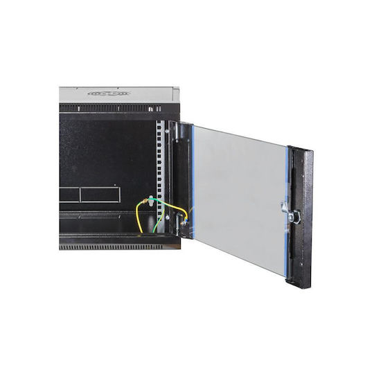 EFB Wandmontierter Rack-Schränke 9U 57x45x50cm Schwarze 691709FTS.1