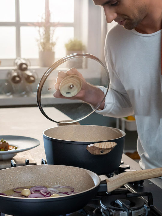 Estia Earth Wok made of Aluminum with Non-Stick Coating 28cm