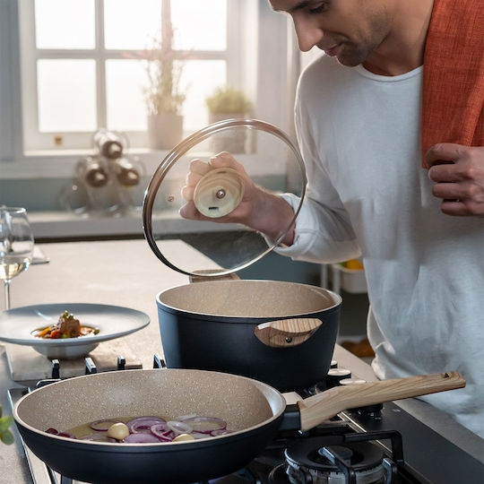 Estia Earth Wok made of Aluminum with Non-Stick Coating 28cm