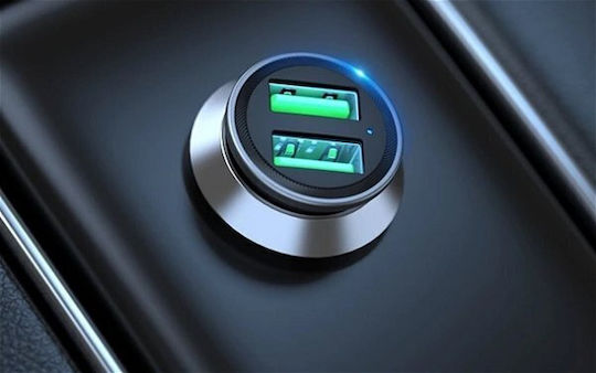 Vention Auto-Ladegerät 18W Schnellladung mit einem Anschluss: 1xUSB Gray Farbe