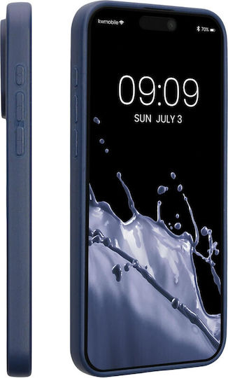 Kalibri Back Cover Σιλικόνης Μπλε (iPhone 15 Pro Max)