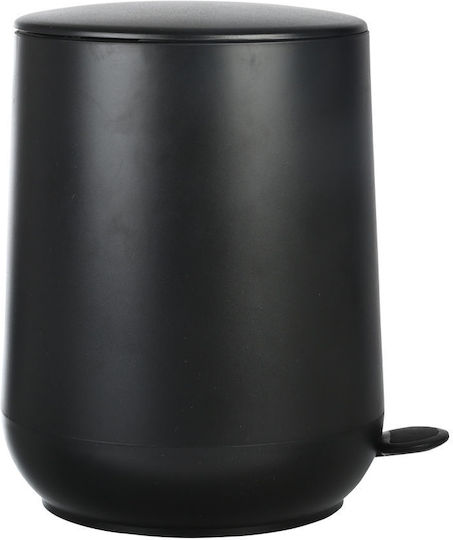Estia Fjord Plastic Bathroom Basket Soft Close 5lt Black