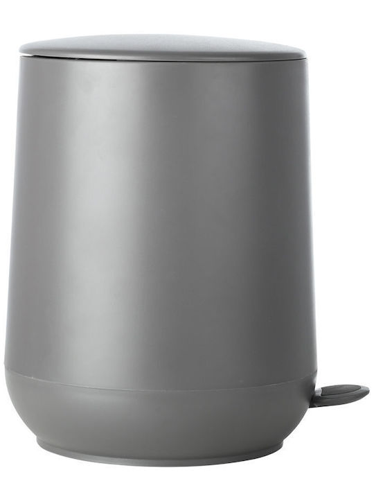 Estia Fjord Plastic Bathroom Basket Soft Close 5lt Gray