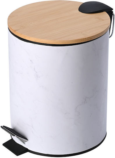 Marble 02-22020 Πλαστικό Καλαθάκι Μπάνιου Soft Close 5lt Λευκό Marble 02-22020 Πλαστικό Καλαθάκι Μπάνιου Soft Close 5lt Λευκό
