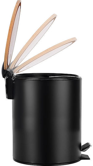 Estia Bamboo Essentials Inox Банята кошче 5лт Черен