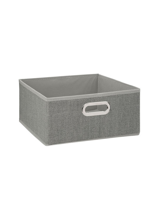 Fabric Storage Box Gray 31x31x15cm