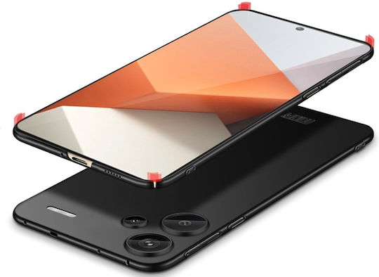 Mofi Slim Back Cover Πλαστικό Μαύρο (Redmi Note 13 Pro+)