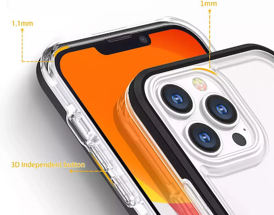Hurtel Umschlag Rückseite Kunststoff / Silikon 1.1mm Transparent (Galaxy A03)