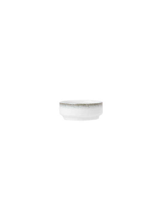 Estia Pearl Dip Serving Bowl Round made of Porcelain White with Diameter 6.5cm 6pcs