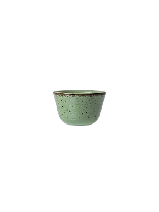 Estia Terra Dip Serving Bowl Round made of Porcelain Green with Diameter 9cm