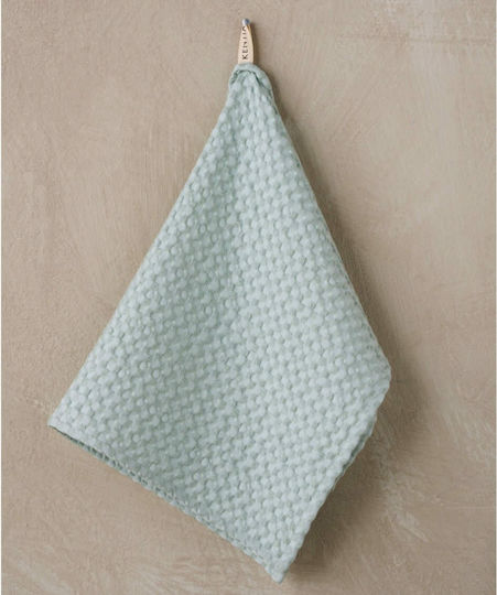 Kentia Waffle Lavare Prosop din 100% Bumbac în Culoarea Verde 40x60cm Kentia Waffle Lavare Prosop din 100% Bumbac în Culoarea Verde 40x60cm